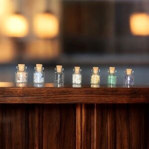 Assorted Mini Gemstone Filled Jars